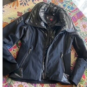 Spyder Ski Jacket Women 10 Primaloft Double Zip High Neck Gotpcore Luxury Resort